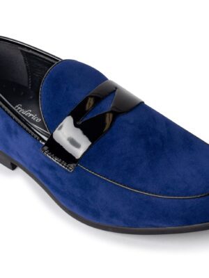 Blue Suede Loafer