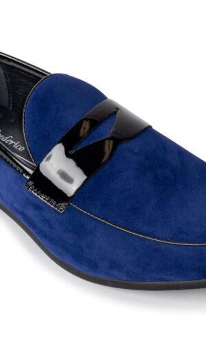 Blue Suede Loafer
