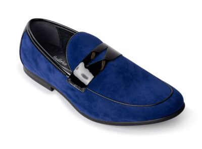 Blue Suede Loafer