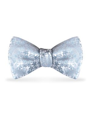 Floral Bow Dusty Blue
