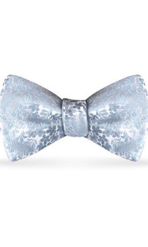 Floral Bow Dusty Blue