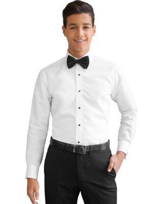 White Microfiber Superfit Shirt