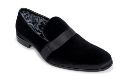 Black Velvet Loafer