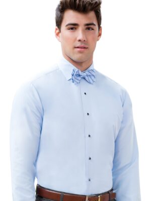 Light Blue Microfiber Shirt