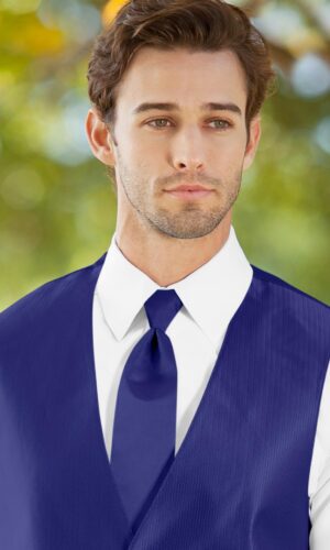 SOLID HERRINGBONE SAPPHIRE WINDSOR