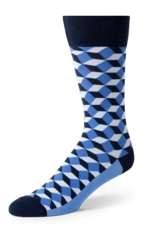 Blue Beeline Optical Men's Dress Socks