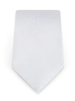 Floral White Self-Tie Windsor Tie