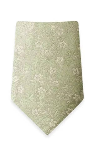 Floral Sage Self-Tie Windsor Tie
