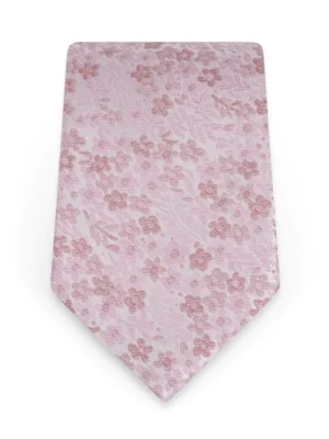 Floral Mauve Self-Tie Windsor Tie