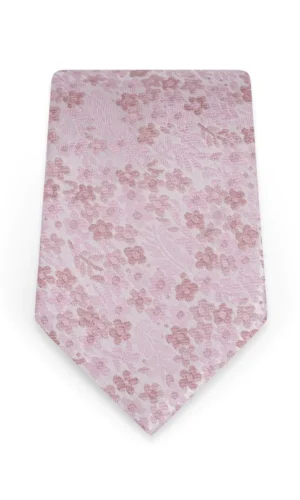 Floral Mauve Self-Tie Windsor Tie