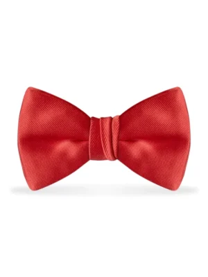 Solid Ferrari Red Bow Tie