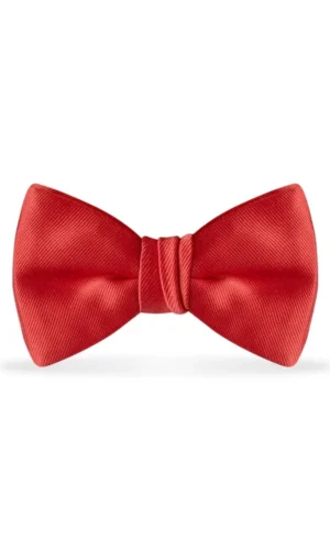 Solid Ferrari Red Bow Tie