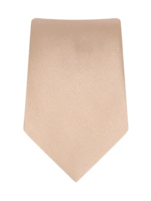 Solid Nude Self-Tie Windsor Tie