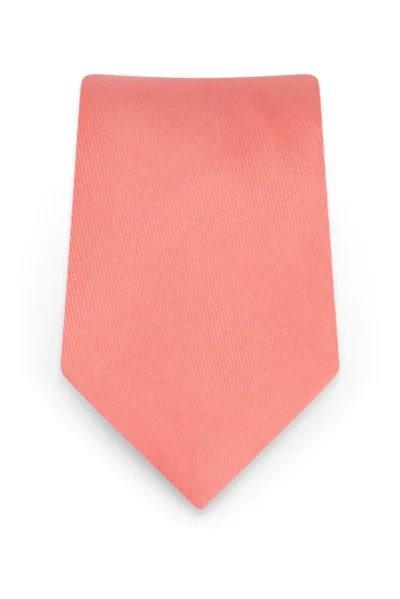Solid Coral Self-Tie Windsor Tie