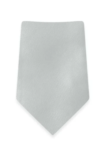 Solid Platinum Self-Tie Windsor Tie