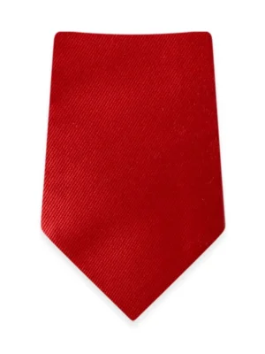 Solid Ferrari Red Self-Tie Windsor Tie