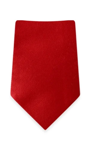 Solid Ferrari Red Self-Tie Windsor Tie
