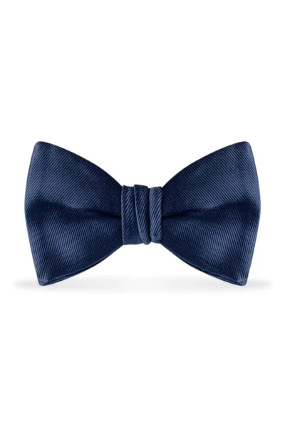 Solid Navy Bow Tie