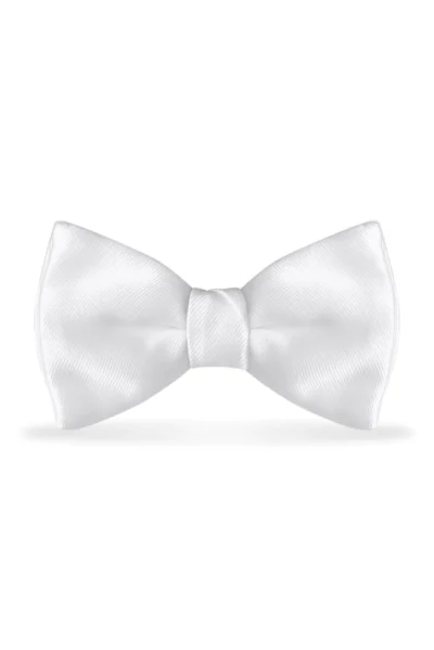 Solid White Bow Tie