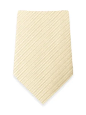 Striped Champagne Self-Tie Windsor Tie