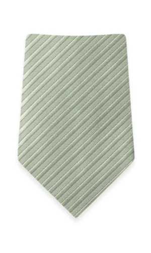 Striped Sage Self-Tie Windsor Tie