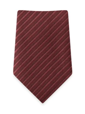 Striped Rosewood Self-Tie Windsor Tie