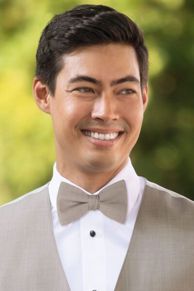 SAND WOOL BOW TIE