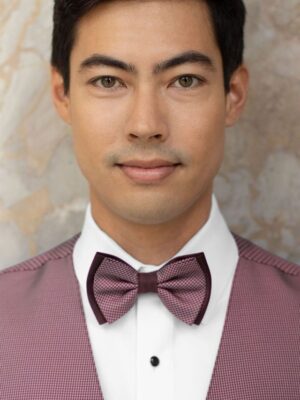 WINE FOUNDATION BOW TIE