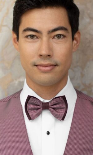 WINE FOUNDATION BOW TIE