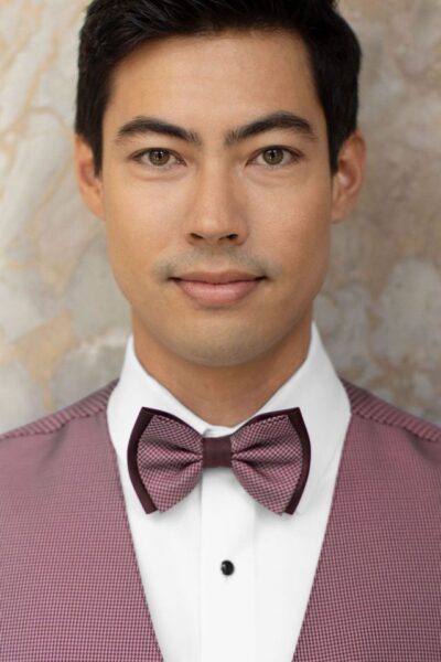 WINE FOUNDATION BOW TIE