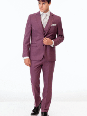 Violet Stretch Slim Fit Suit