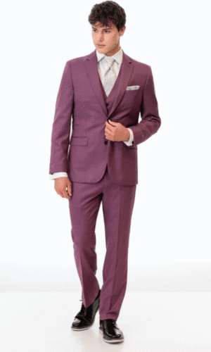 Violet Stretch Slim Fit Suit